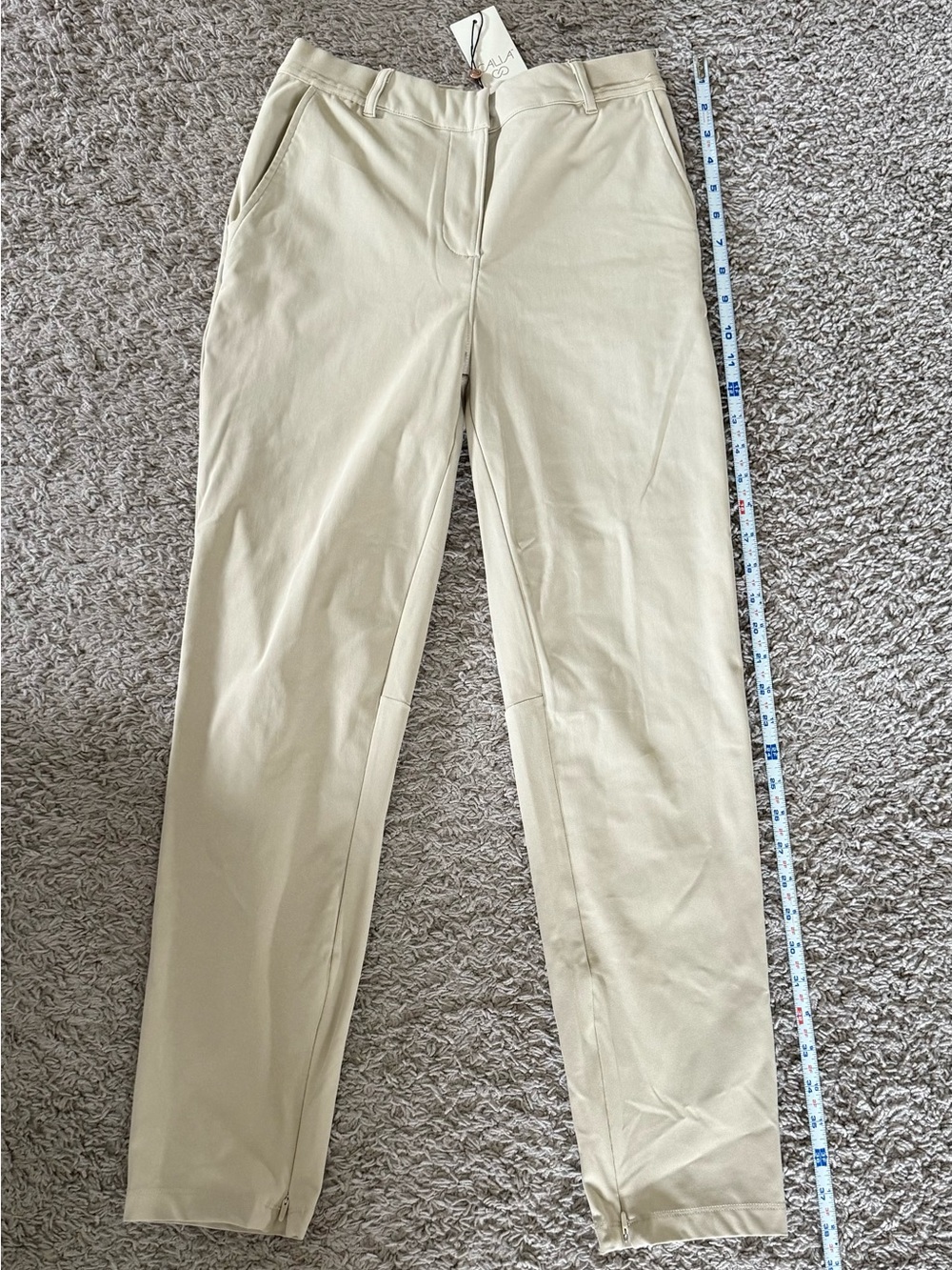 CALIA Women's Slim Fit Golf Pants  Size 4 UPF 50+ Khaki Sand NWT